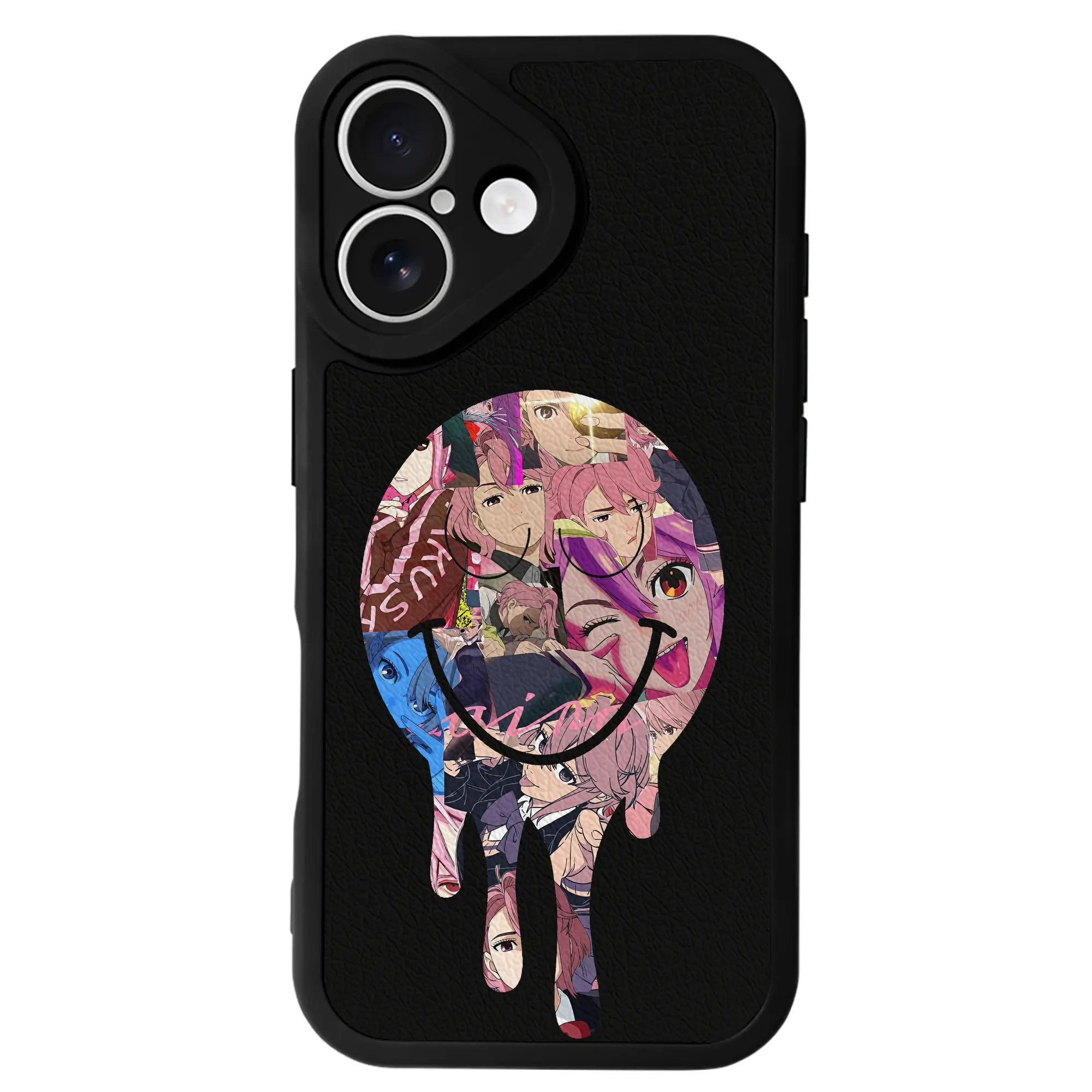 ダンダダン グッズ,白鳥愛羅 - IPhone 16シリーズ対応 ・ シリコンスマホケース ・ レザー調 ・ 高精度フィット ・ 耐衝撃 ・ ワイヤレス充電対応 ・ 精密カット